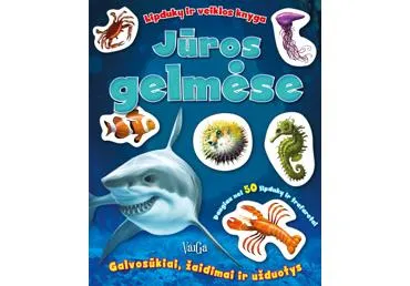 Knyga. Jūros Gelmėse. Lipdukų Ir Veiklos Knyga