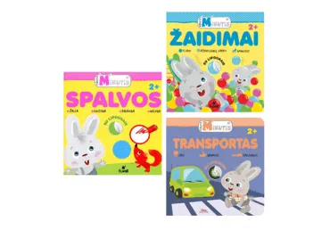 Knyga. Kiškutis Mikutis.Spalvos.Žaidimai