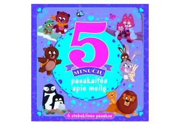 Knyga L. Martin 5 MINUČIŲ PASAKAITĖS APIE MEILĘ, 1 vnt.