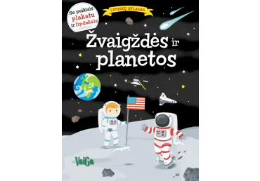 Knyga LIPDUKŲ ATLASAS. ŽVAIGŽDĖS IR PLANETOS, 1 vnt.