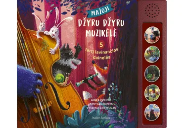 Knyga MAŽOJI DŽYRU DŽYRU MUZIKĖLĖ. 5 TARTĮ LAVINANČIOS DAIN., 1 vnt.