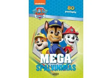 Knyga. Mega Spalvinimas.Šunyčiai Patruliai