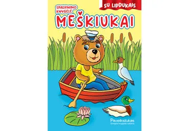 Knyga MEŠKIUKAI. SPALV. KN. SU LIPDUKAIS