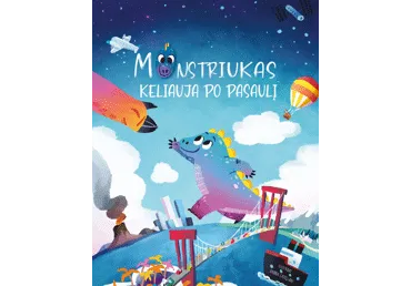 Knyga MONSTRIUKAS KELIAUJA PO PASAULĮ, 1 vnt.