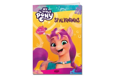 Knyga MY LITTLE PONY. SPALVINIMAS