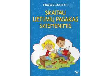 Knyga PRADEDU SKAITYTI. SKAITAU LIETUVIŲ PASAKAS SKIEMENIMIS, 1 vnt.