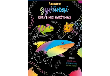 Knyga ŠAUNIEJI GYVŪNAI. KŪRYBINIS RAIŽYMAS, 1 vnt.