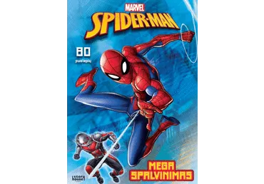 Knyga SPIDER MAN. MEGA SPALVINIMAS, 1 vnt.