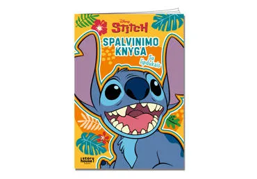 Knyga STITCH. SPALVINIMAS SU LIPDUKAIS