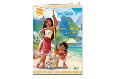Knyga VAJANA 2. SPALVINIMAS SU LIPDUKAIS, 1 vnt.