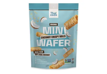 Kokosiniai traškūs vafliai be glitimo, 140 g
