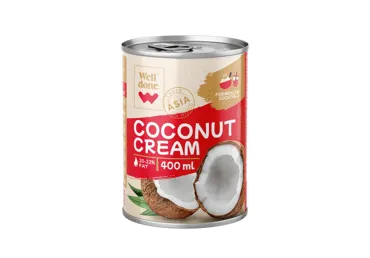 Kokosriekstu krēms 20-22% WELL DONE 400ml