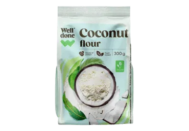 Kokosriekstu milti WELL DONE 300g