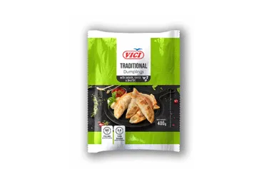 Pelmeņi ar vistu sieru un baravikām 400g