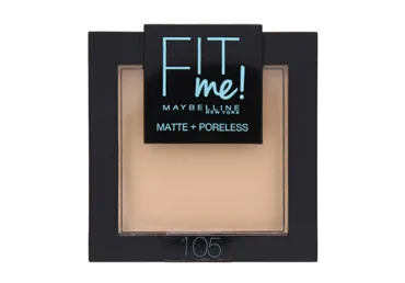 Kompaktinė pudra MAYBELLINE FIT ME, Nr. 105-NATURAL IVORY, 9 g