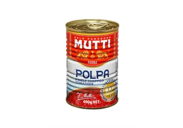 Konserv. smulkinti pomidorai MUTTI FINELY CHOPPED TOMATOES, 400 g