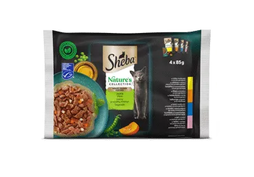 Konservai katėms SHEBA NATURE'S MIX, 4 x 85 g, 340 g