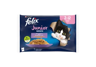 Konservuotas kačiukų ėdalas FELIX su mėsa padaže, 340 g