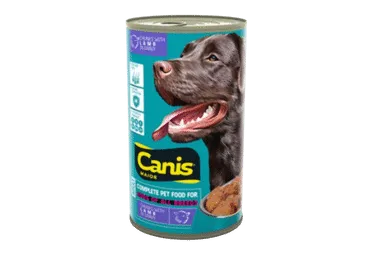 Konservuotas šunų ėdalas CANIS MAJOR su ėriena, 1.25 kg