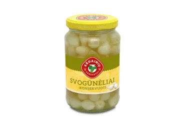 Konservuoti KĖDAINIŲ svogūnėliai, 330g/190g