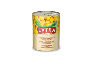 Konservēta kukurūza EXTRA LINE 400g