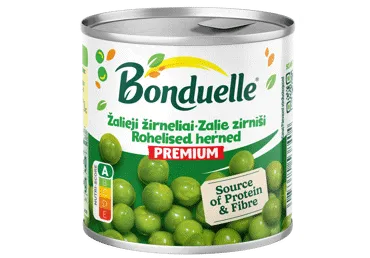 Konservuoti žalieji žirneliai BONDUELLE, 200 g