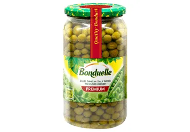 Konservēti zaļie zirnīši BONDUELLE 660g stikla