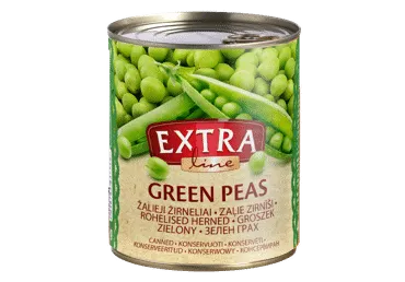 Konservēti zaļie zirnīši EXTRA LINE 400g