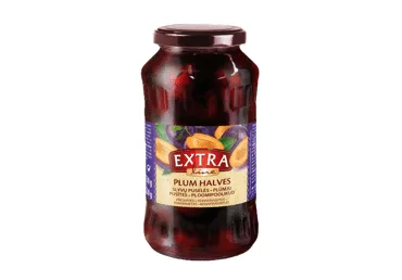 Konservuotos EXTRA LINE slyvų puselės, 720 g