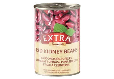 Konservuotos raudonosios pupelės EXTRA LINE, 400 g