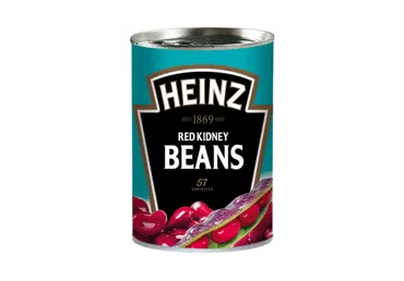 Konservuotos raudonosios pupelės HEINZ RED KIDNEY BEANS, 400 g