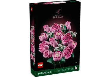 Konstruktorius LEGO Rausvų rožių puokštė 10374