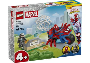 Konstruktors LEGO Spidey uz motocikla 11206