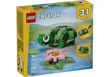 Konstruktorius LEGO Vėžlys Su Vandens Lelijomis