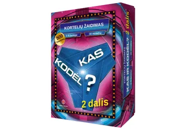 Kortelių žaidimas KAS IR KODĖL 2, 1 vnt.