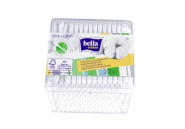 Kosmetiniai vatos pagaliukai BELLA, 200 vnt.