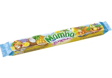 Košļājamās konfektes MAMBA Tropics 106g