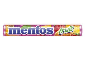 Kramtomieji saldainiai MENTOS FRUIT, 38 g