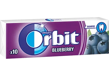Kramtomoji guma ORBIT Blueberry, 14 g