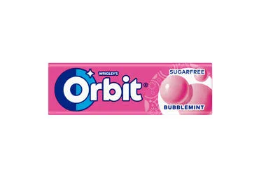 Kramtomoji guma ORBIT BUBBLEMINT, 14 g