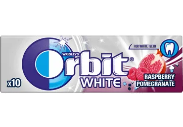 Kramtomoji guma ORBIT, White aviečių ir granatų skonio, 14 g