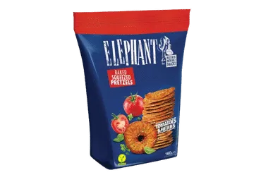 Krekeri ar tomātu un garšaugu garšvielām ELEPHANT 70g