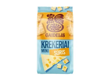 Krekeriai GAIDELIS MINI sūrio skonio, 72 g