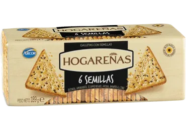 Krekeri HOGARENAS 6 sēklu maisījums 189g