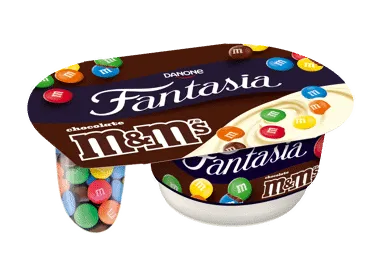 Jogurts Fantasia vaniļas ar M&M’s draž.120g