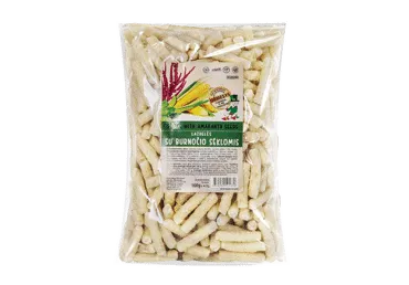 Kukurūzų lazdelės su burnočio sėklomis, URBANFOOD, 100 g