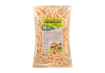Kukurūzų lazdelės su raudonaisiais burokėliais, 100g