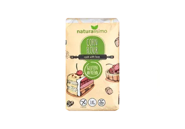 Kukurūzų miltai be glitimo NATURALISIMO, 1 kg