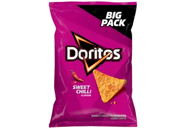 Saldžiųjų čili pipirų skonio kukurūzų traškučiai DORITOS, 180 g