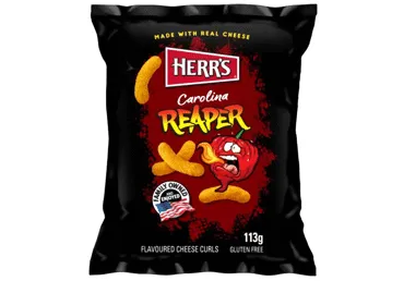 Kukurūzų traškučiai HERR'S CAROLINA REAPER, 113 g